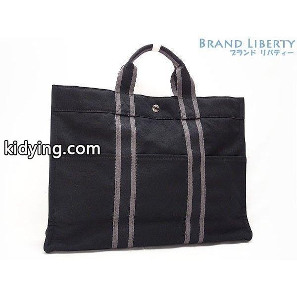 未使用 エルメス フールトゥMM トートバッグ ハンドバッグ ビジネスバッグ ブリーフケース ブラック グレー :06868:Brand Liberty - 通販ショッピング-0