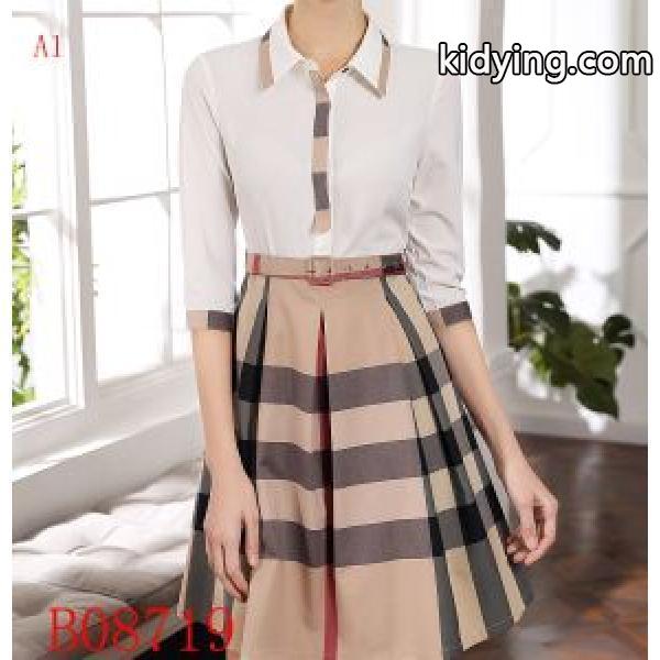 BURBERRY ワンピース 多色可選 2019夏ファション新品 さわやか夏スタイル新品 バーバリー_ワンピース_レディースファッション_スーパーコピーブランド激安通販 専門店-0