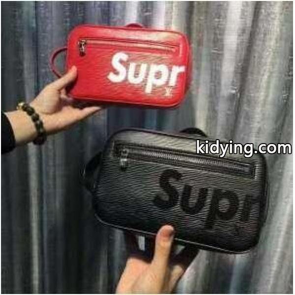 大注目シュプリームルイヴィトンコラボポンチSUPREME LVハンドバッグショッピング2色可選-0
