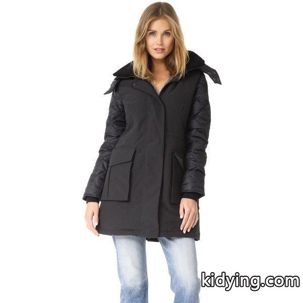 カナダグース レディース コート アウター Elwin Parka Black :lb-canad30165-00a:フェルマート fermart 1号店 - 通販ショッピング-0