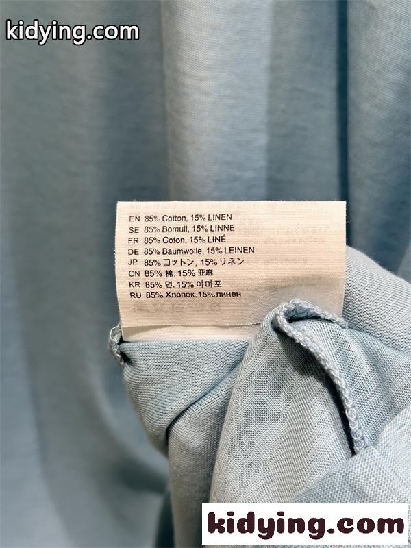 フロントロゴ ACNE STUDIOS アクネ ストゥディオズ コピー 長袖Tシャツ ライトブルー ゆったり シンプル-6