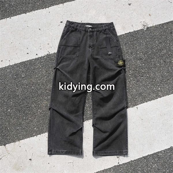 STONE ISLAND ストーンアイランド コピー 新作注目 ウォッシュ カーゴパンツ ワイドライン-6