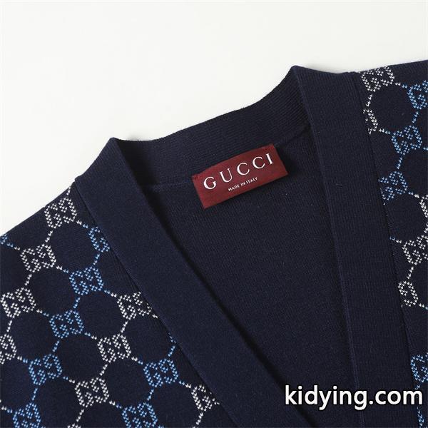 数量限定 人気 GUCCI カーディガン ネイビー 高級感 新作 グッチ コピー-1