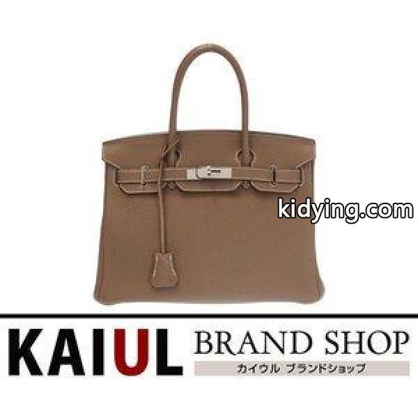 エルメス バーキン30 トゴ エトゥープ シルバー金具 口Q刻印 2013年 ABランク :117209:KAIULヤフーショップ - 通販ショッピング-0
