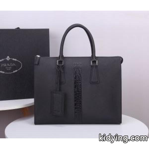 ビジネスバッグ 高級感のある素材 プラダ 一番手に入れやすい PRADA 2020年春限定_プラダ メンズバッグ_バッグ メンズ_スーパーコピーブランド激安通販 専門店-0