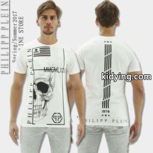2017 お買い得お買い得 PHILIPP PLEIN フィリッププレイン 4色可選 半袖Tシャツ 乾きやすい_フィリッププレイン PHILIPP PLEIN_ブランド コピー 激安(日本最大級)-2