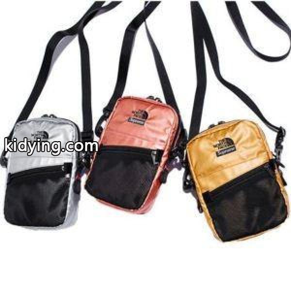 3色可選SupremeＸThe North Face® Metallic Shoulder Bagシュプリームコピー18SSメタリックショルダーバッグ、ゴルード-0