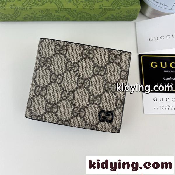 GUCCI グッチ スーパーコピー 話題沸騰 洗練モノグラム 二つ折り財布 メンズ コンパクト-0
