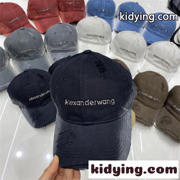 2026新作 キャップ ダメージ加工 Alexander wang 刺繍 アレキサンダーワン コピー ヴィンテージ風 カジュアル-8