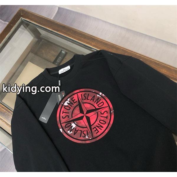 洗練 定番 スウェット ミニマルロゴ 安定感 2026新作 STONE ISLAND ストーンアイランド コピー-1