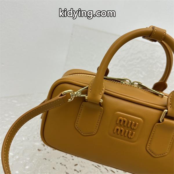 2025秋冬 ぬくもりマスタード 人気必須 ボストンバッグ MIUMIU ミュウミュウ スーパーコピー-3