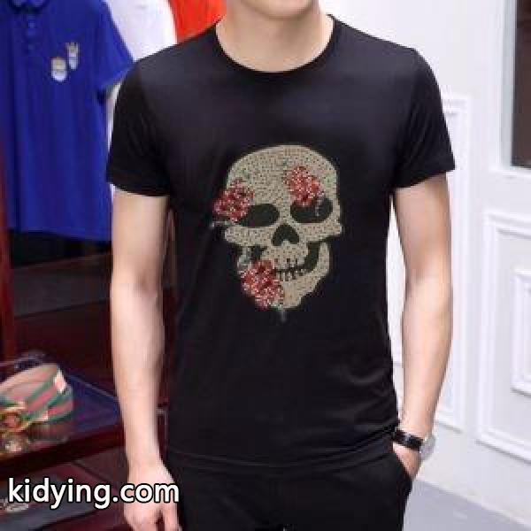 フィリッププレイン PHILIPP PLEIN カジュアルに着こなし Tシャツ/半袖 2色可選 不動の人気2019最新_フィリッププレイン PHILIPP PLEIN_ブランド コピー 激安(日本最大級)-0
