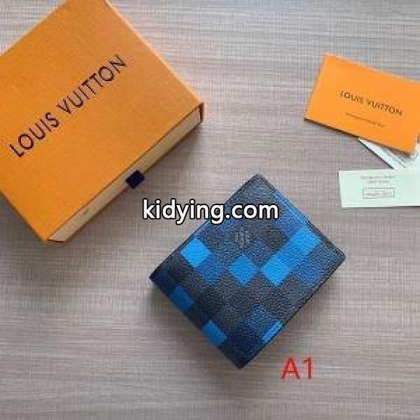 Louis Vuitton ルイ ヴィトン メンズ 二つ折り財布 DAMIER GRAPHITE ダミエグラフィット ピクセル コピー ファッション 激安-0