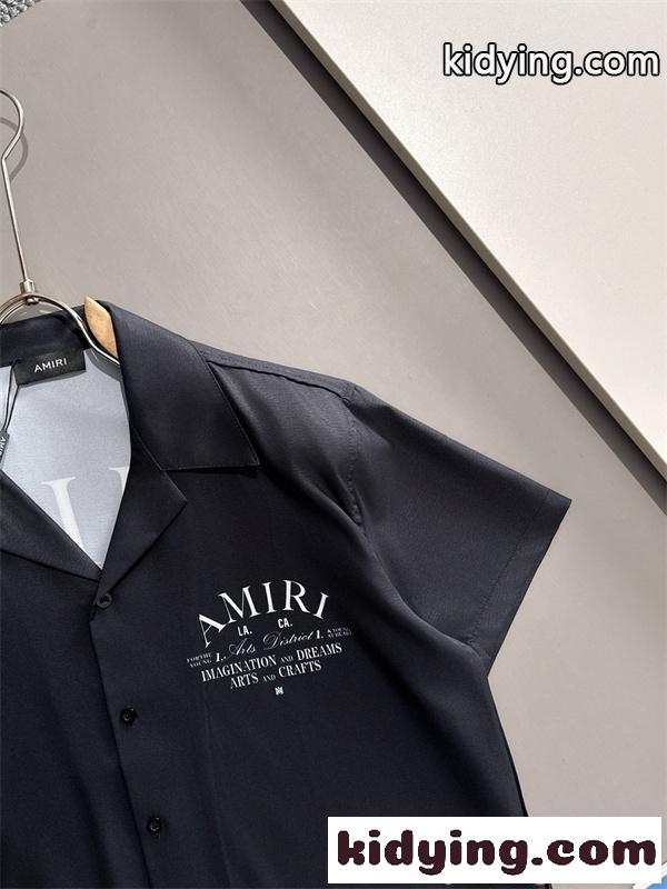 セットアップ 半袖シャツ アミリ コピー ショートパンツ プリント シンプル モード系 AMIRI-2