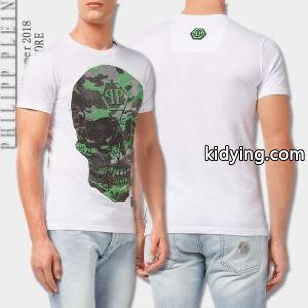 今季限定セール!フィリッププレイン コピー PHILIPP PLEIN Tシャツ メンズ 優れた生地 個性が光る 半袖Tシャツ-1