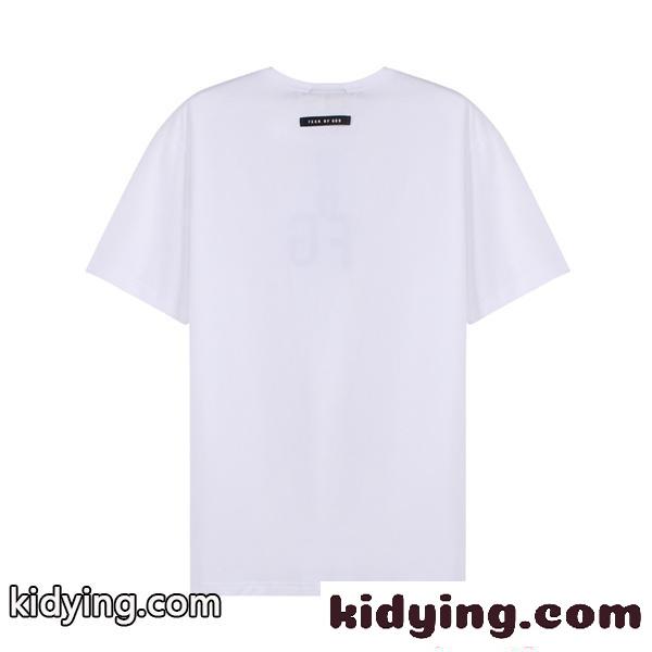 半袖Tシャツ ホワイト ESSENTIALS ミニマル プリント エッセンシャルズ コピー シンプル 清潔感 2026新作 定番-5