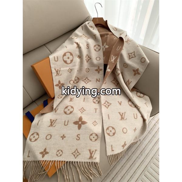 LOUIS VUITTON 激安 レイキャビック2.0 カシミヤ ロングマフラー モノグラム ユニセックス ストール-2
