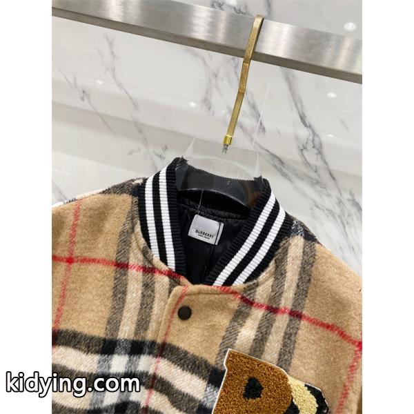 話題殺到!バーバリー コピー BURBERRY 2025秋冬冬仕様 ベージュ チェックスタジャン-3
