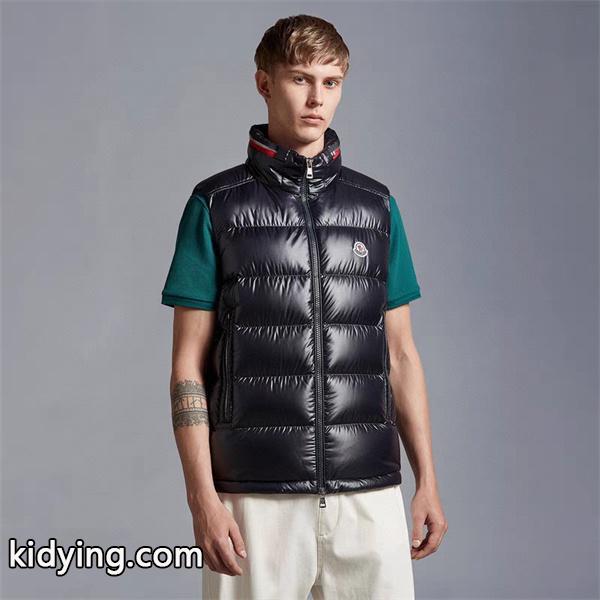 軽量 ブラック MONCLER モンクレール コピー ダウンベスト レイヤード向き 実用派-0