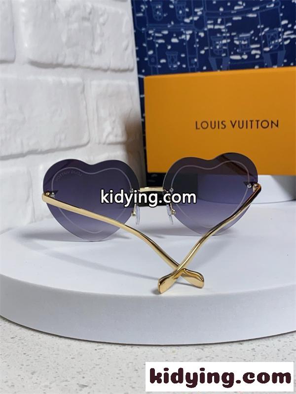 サングラス ルイヴィトン コピー レディース ハート型 ビッグフレーム 小顔効果 可愛い 個性派 UVカット Louis Vuitton-3