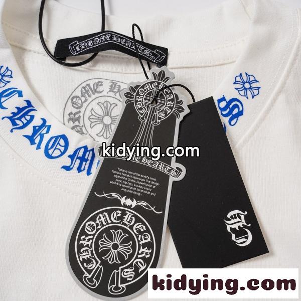CHROME HEARTS コピー クロムハーツ コピー ネックロゴプリントポケットTシャツ ゴシックレター 半袖トップス 人気-9