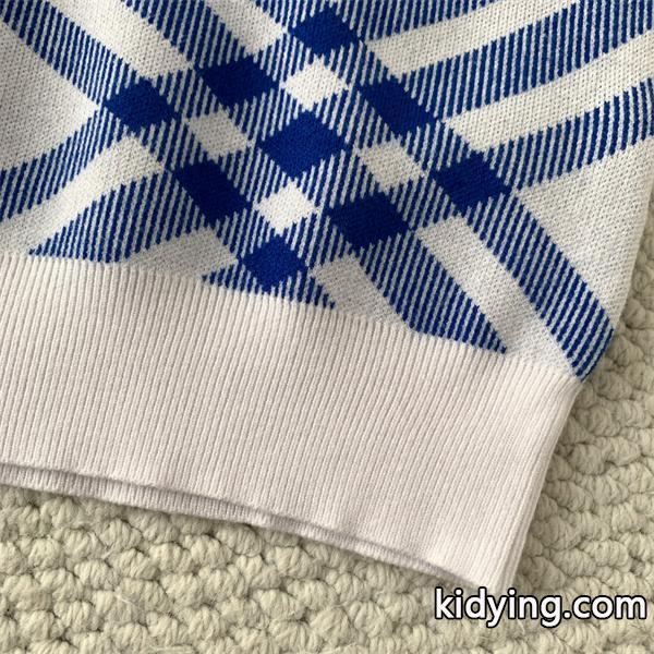 赤色格子柄デザイン 秋冬アクティブ注目 Burberry バーバリー コピー クルーネックニット クオリティ 季節限定モデル-4
