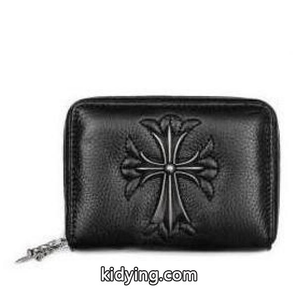 人気急上昇中のCHROME HEARTS クロムハーツ 三つ折タイプ コピー　コインケース　 レザー ラウンドファスナー_クロムハーツ CHROME HEARTS_ブランド コピー 激安(日本最大級)-0