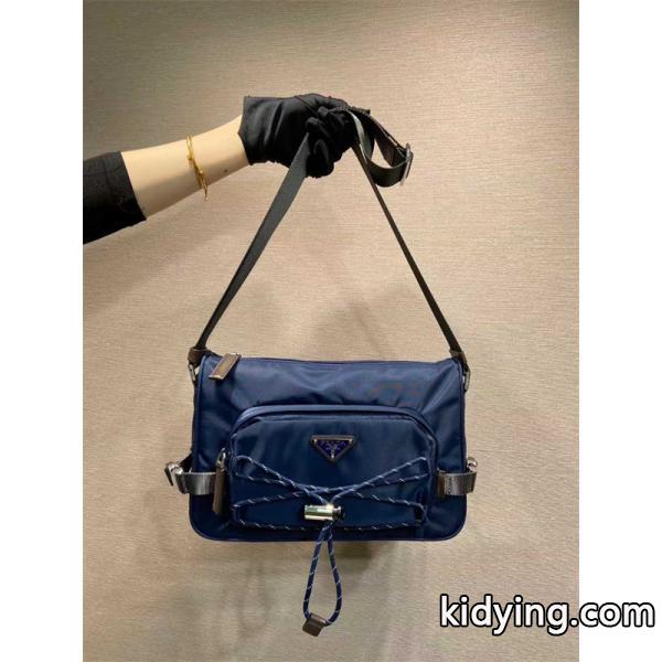 PRADA 激安 メッセンジャーバッグ 2VH192 Re-Nylon ショルダー メンズ レディース 大容量 斜め掛けバッグ-4