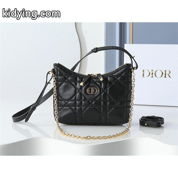 ブラック菱格 金属ロゴ ディオール ショルダーバッグ スーパーコピー レディース クラシック DIOR-3
