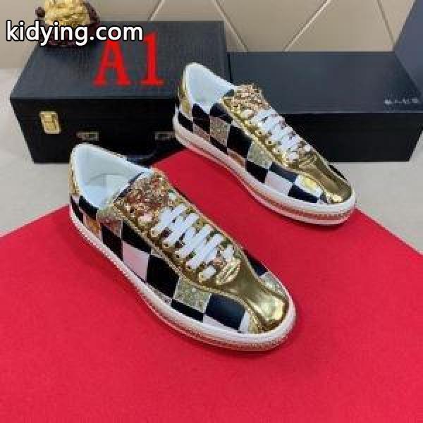 カジュアルシューズ 2色可選 2019年春夏ファッションに最も リラックスした雰囲気に ヴェルサーチ VERSACE_ヴェルサーチ VERSACE_ブランド コピー 激安(日本最大級)-0