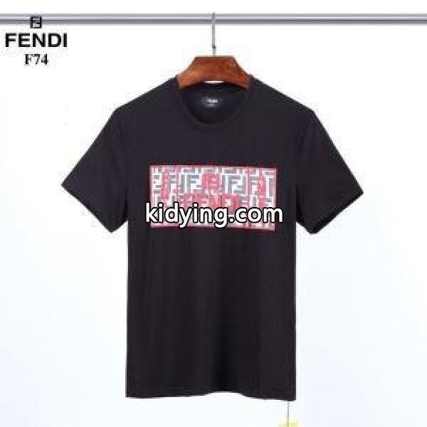 半袖Tシャツ 2色可選 上級者向けなイメージある フェンディ FENDI 爽やかなコーデにぴったり_フェンディ FENDI_ブランド コピー 激安(日本最大級)-0