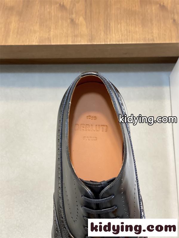 Berluti ベルルッティ スーパーコピー メンズ ビジネスシューズ 本革 ストレートチップ 内羽根 2026新作-6