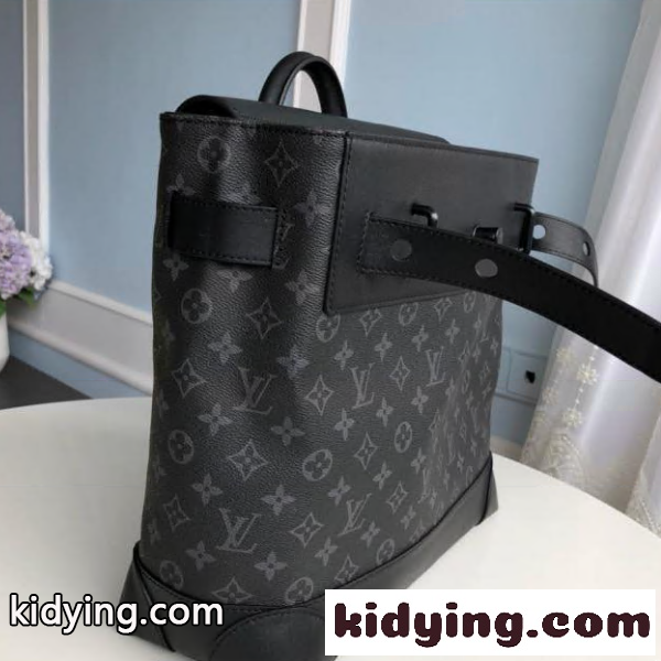 2026新作 LOUIS VUITTON 激安 ルイヴィトン モノグラム バックパック レザー切替 リュックサック 大容量 38×39×15cm-3