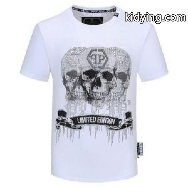 半袖Tシャツ お洒落さんも憧れの存在 フィリッププレイン 2色可選 カジュアルにも着こなせる PHILIPP PLEIN_フィリッププレイン PHILIPP PLEIN_ブランド コピー 激安(日本最大級)-1