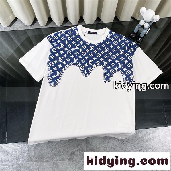 ルイヴィトン コピー 半袖Tシャツ LOUIS VUITTON 個性派 モード系 インパクト 柔らか素材 軽量 2026新作夏-1