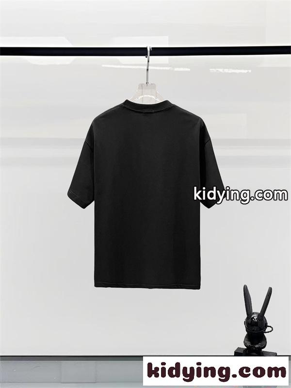 HERMES エルメス コピー 今季話題 半袖Tシャツ ミニマルデザイン 通気素材 デイリーTシャツ-2