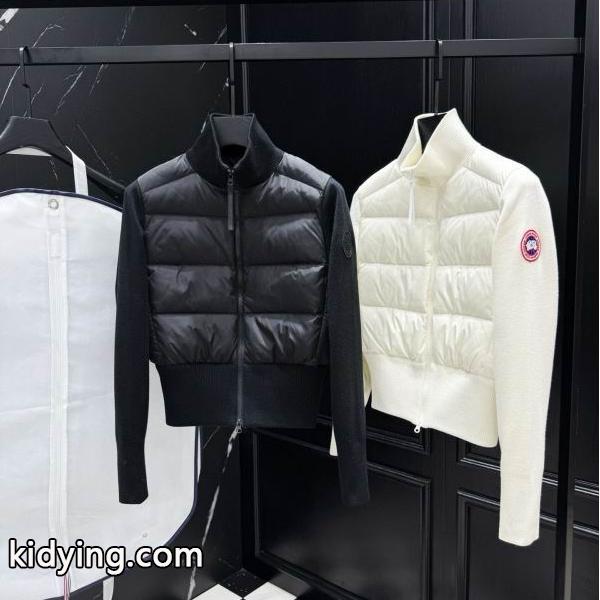 2025秋冬 ネイビー都会モダン ニットダウンジャケット 偽物 カナダグース Canada Goose-0