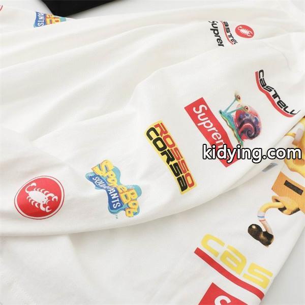 シュプリーム SUPREME Tシャツ ロンT 長袖  Supreme x SPONGEBOB SQUAREPANTS CASTELLI   WEEK11 Racing L/S Tee 通販ショッピング-1