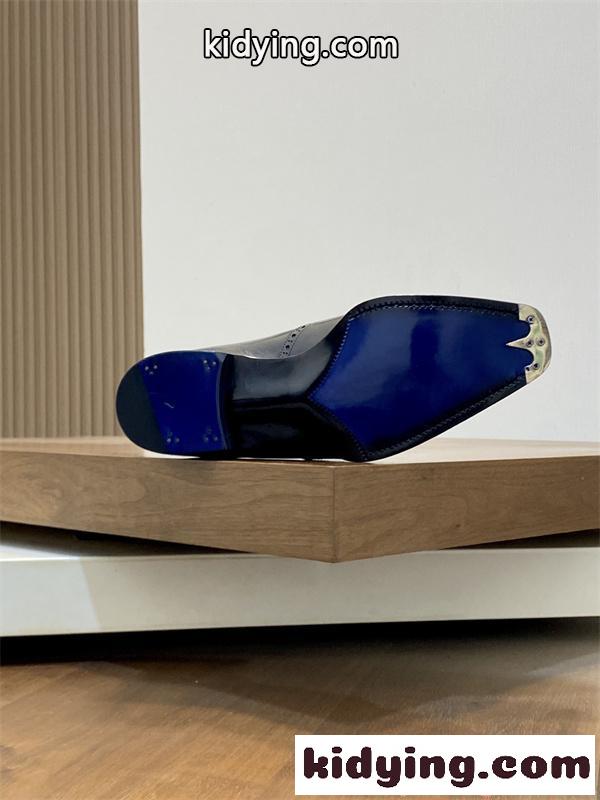 Berluti ベルルッティ スーパーコピー メンズ ビジネスシューズ 本革 ストレートチップ 内羽根 2026新作-8
