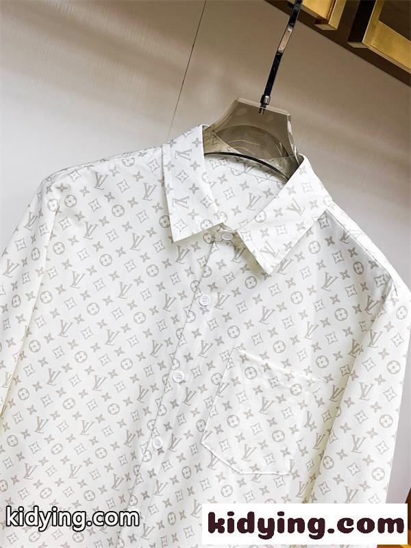 注目人気 LOUIS VUITTON ルイヴィトン コピー 長袖シャツ 胸ポケット仕様 ソフト素材 デイリー-8
