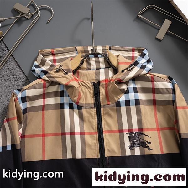 定番人気 マウンテンパーカー BURBERRY バーバリー コピー 防風仕様 格子デザイン ジャケット-1
