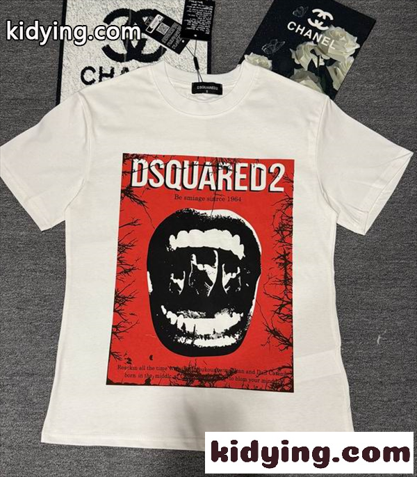 2026トレンドディースクエアード TシャツコピーDsquared2 オーバーサイズシルエット メンズ半袖-0