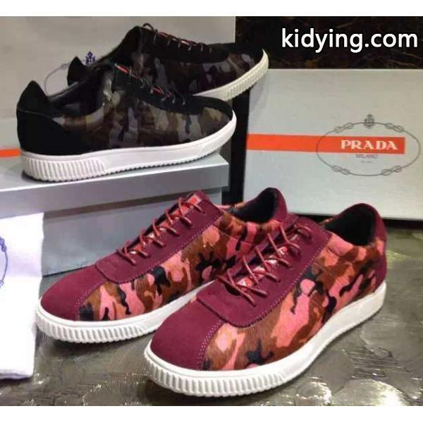 迷彩柄アイテム 2015 PRADA プラダ スニーカー 軽い履き心地 2色可選_スニーカー、靴_メンズファッション_スーパーコピーブランド激安通販 専門店-0