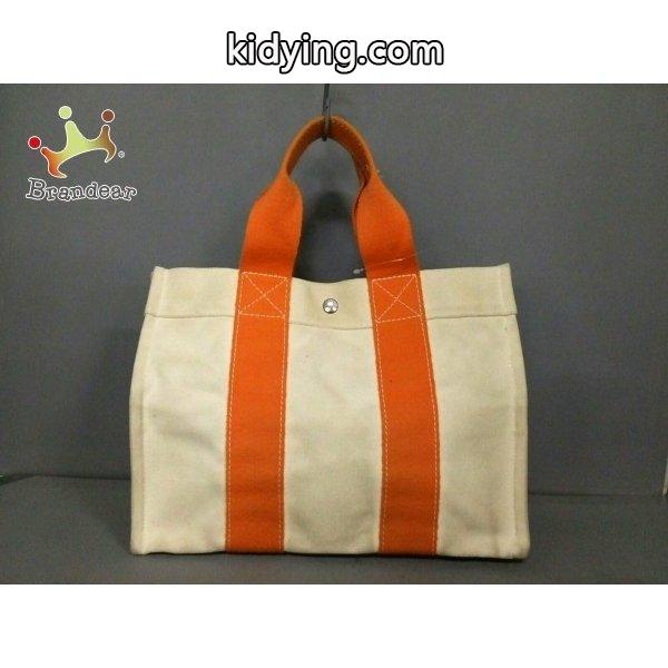 エルメス HERMES トートバッグ ボラボラビーチPM アイボリー×オレンジ キャンバス 値下げ 20180807 :27772070:ブランディア ヤフーショップ - 通販ショッピング-0