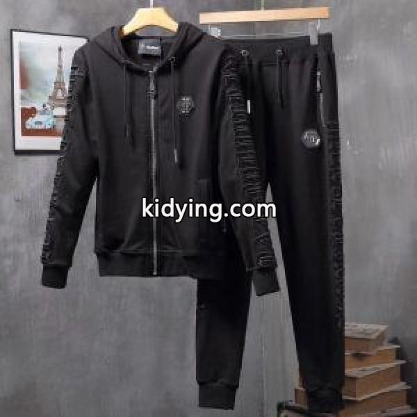 PHILIPP PLEIN∞∞ Felix パーカー☆ブラックフィリッププレイン コピーメンズ超激得 機能性寒い季節パーカー-0