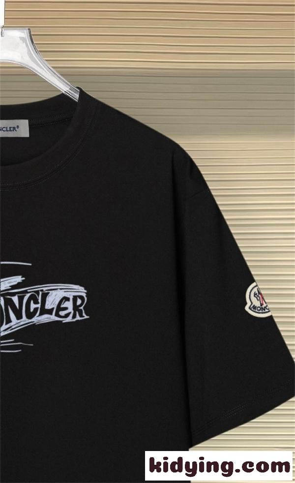 スケッチロゴ アートグラフィック 映えるフロントデザイン アーバンフィット MONCLER モンクレール コピー 半袖Tシャツ 注目モデル-6