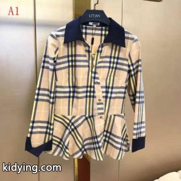 夏のコーデには欠かせない 2019春夏は人気定番 BURBERRY バーバリー 長袖 シャツ レディース 3色可選_Tシャツブラウスシャツ_レディースファッション_スーパーコピーブランド激安通販 専門店-0