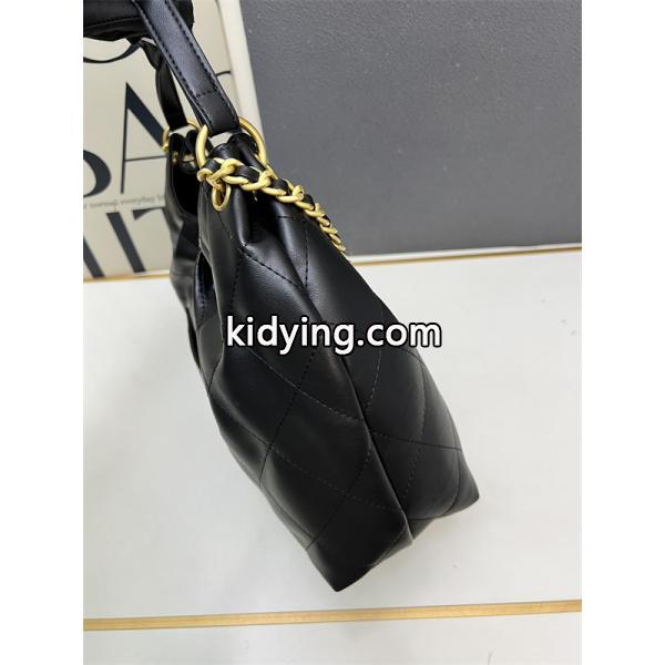 ブラックスエード 菱格チェーン CHANEL シャネル ショルダーバッグ 偽物 1S3268 レディース ヴィンテージ-7