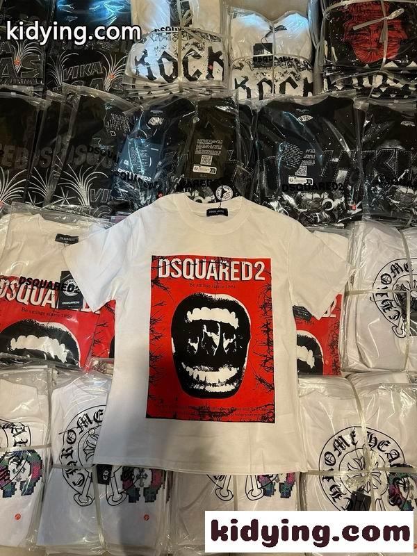 2026トレンドディースクエアード TシャツコピーDsquared2 オーバーサイズシルエット メンズ半袖-1