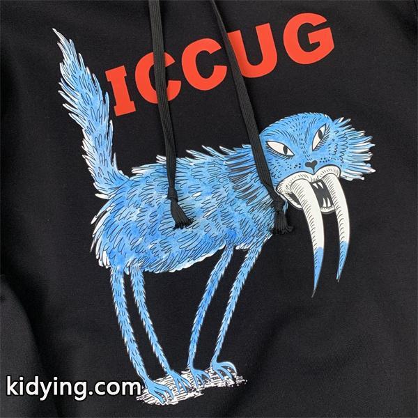ブルー怪獣 ブラック グッチ GUCCI コピーパーカー メンズ マスキュリン 季節限定モデル-4
